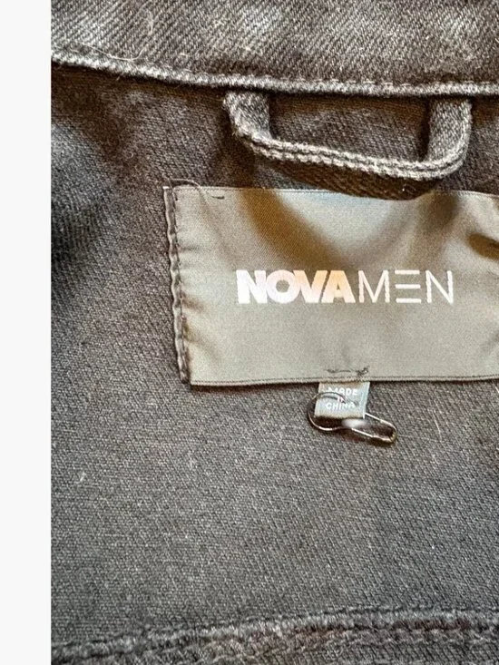 Novamen black jeans jacket - Picture 4 of 4